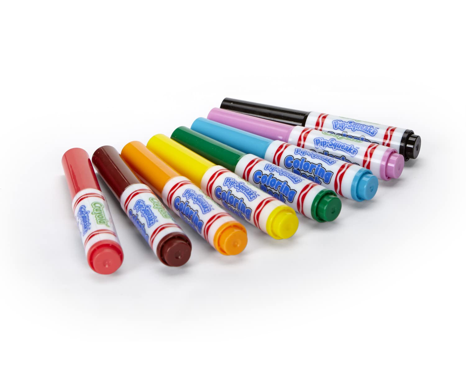 Crayola Pip Squeaks Washable Markers, Mini Markers in Classic Colors, 8 Count