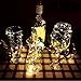 10 Packs Warm White Wine Bottle String Lights , 20 LED 2 Meter Cork Lights for Bottle, Copper Wire Starry Fairy Bottle Lights for DIY, Party, Decor, Halloween,Wedding