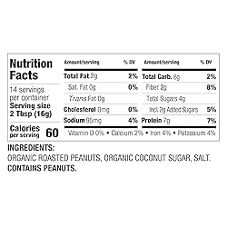 PBfit 8 Ounce Organic Peanut Butter