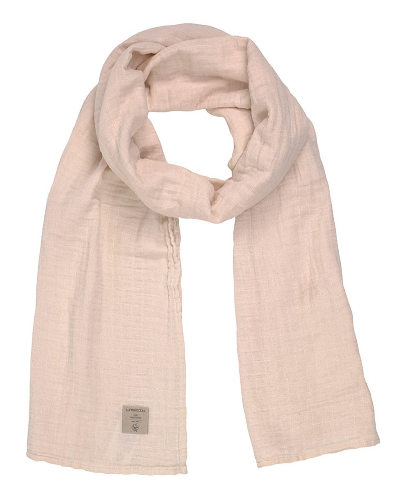 LÄSSIG Nursing Scarf 70 x 230 cm Muslin Nursing Scarf Powder Pink
