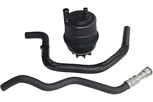 Lamerto 32411093130 Power Steering Hose Fluid Tank Kit Replacement for BMW E46 3 Series M52 M54 1999-2007#32411094951 32411097164