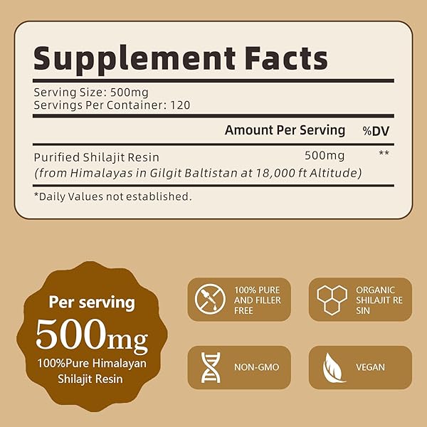 SHILAJIT PURE HIMALAYAN ORGANIC SHILAJIT RESIN WITH 85+ HUMIC ACID, TRACE MINERALS, AND FULVIC ACID, POWERFUL SHILAJIT GEL FOR MEN & WOMEN, PREMIUM ENHANCER FOR ENERGY AND IMMUNE SUPPORT, 60G