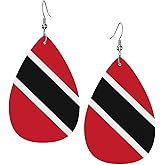 Faux Leather Earrings Leopard Skin Teardrop Dangle Earrings Jewelry For Women