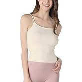 NIKIBIKI Women Seamless Classic Short Camisole Crop Top, Made in U.S.A, One Size
