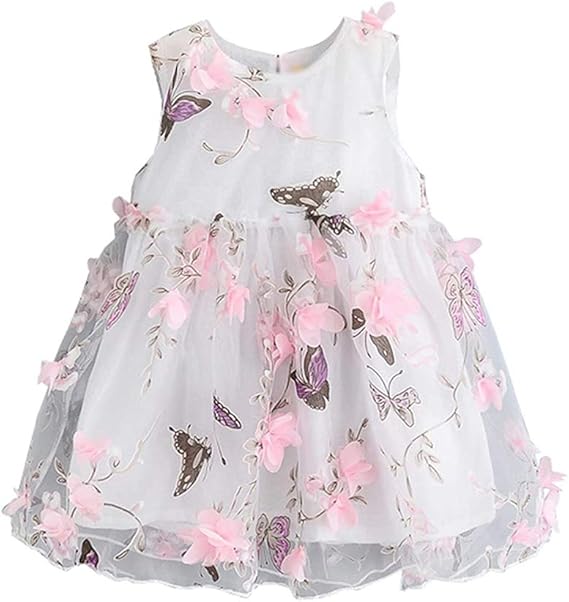 Amazon Littlespring チュールワンピース キッズ 女の子 ノースリーブ ワンピース 子供 夏用 プリンセス お姫様ドレス 女児 ワンピース チュニック 通販