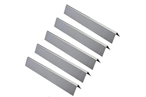 GasSaf Grill Flavorizer Bars 17.5 for Weber Genesis 300 Replacement Parts, 304 Stainless Steel Flavor Bars 7620 7621, Built Parts for Weber Genesis 300 310 320 330 Gas Grills (Front-Knob 2011-2016)