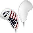 Golf Iron Head Covers Set Iron Headcover Wedge Cover Golf Iron Club Cover USA American Flag for PXG0311