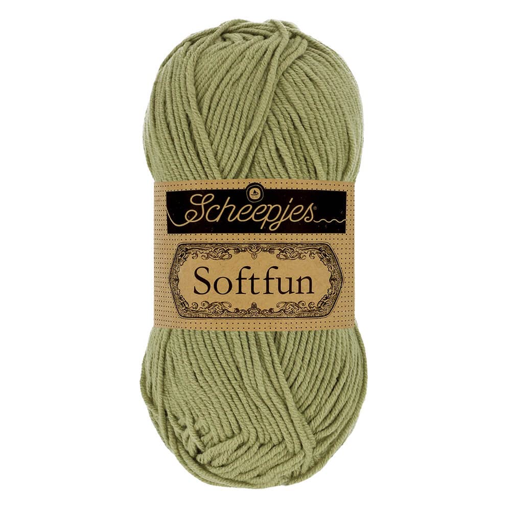 Scheepjes - Scheepjes Softfun 2606 Moss Yarn - 1x50g — image 1
