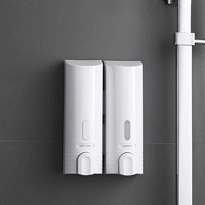 FMC Flüssigkeit 2 Kopfseifenspender, Seifenspender für Wandmontage