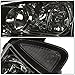 Auto Dynasty Headlights Assembly Compatible with 2006-2010 Charger, 4Pcs Driver and Passenger Side Halogen Headlamps Replacement, Smoked Lens Clear Corner