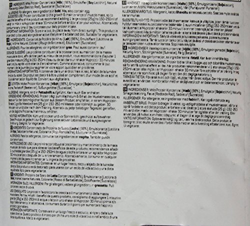 [- MY PROTEIN Impact Whey Protein Supplement, 1 kg, Natural Strawberry  -]