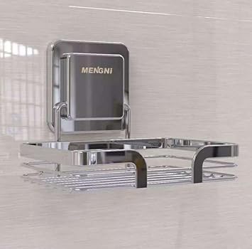 Organizador Para Fregadero De Acero Inoxidable - Jabonera Y Portaestropajo, Compacto Y Práctico
