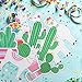 Boao 3 Pcs Llama Party Supplies Llama Cactus Banner Garland Llama Party Decoration Cactus Banner for Mexican Fiesta Llama Themed Birthday Graduation Cinco de Mayo Hawaiian Party Supplies