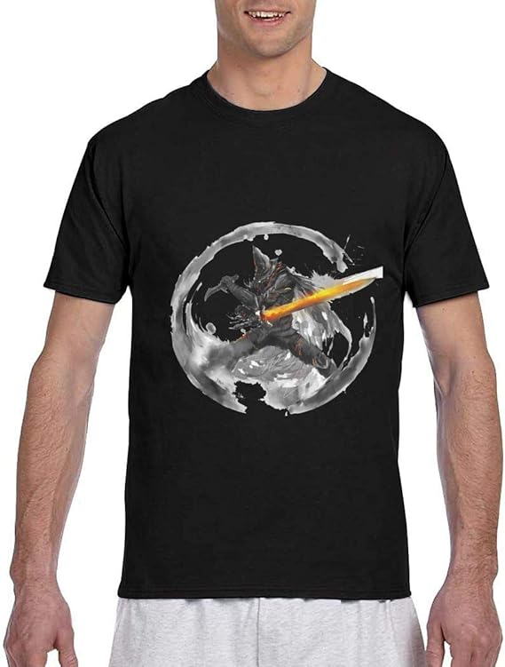 Amazon Co Jp ダークソウル メンズ野球tシャツ半袖シャツ野球服上着夏服丸首男性はゆったりとしたサイズでカジュアル 服 ファッション小物