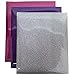 Rozzy Crafts 18 Sheet Pack of Glitter Heat Transfer Vinyl HTV - Each Sheet 12 in x 10 in