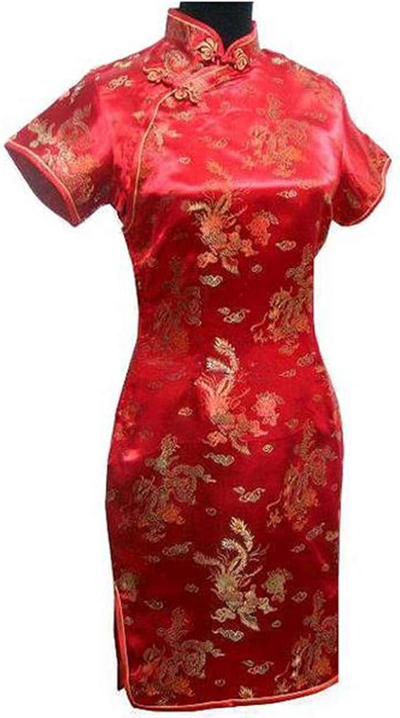 chinese satin dress