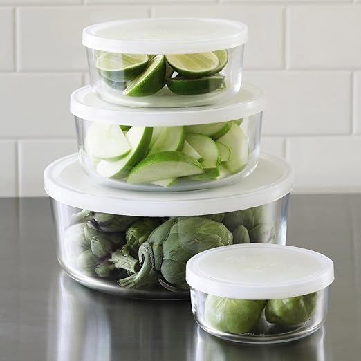 Frigoverre Glass Storage Containers Round Amazon.co.uk Kitchen & Home