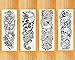 COKOHAPPY 4 Sheets Extra Full Arm Sleeve Skull Buddha Dragon Look Real Flash Temporary Tattoo