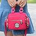 Tiny Chou Mini Solid Color Water Resistant Nylon Handbag Cross Body Shoulder Bag for Women & Girls