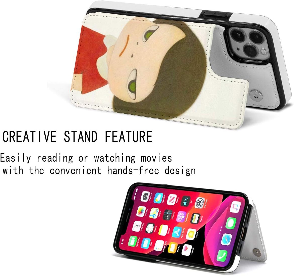 Amazon 奈良美智 Iphone11ケース Iphone 11 Proケース Iphone 11 Pro Maxケース 手帳型 Puレザー マグネット カードポケット付き ケース 財布型 Iphone 11 家電 カメラ オンライン通販