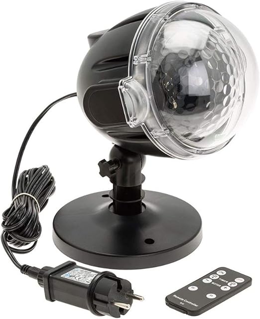 Proiettore Luci Natalizie In Movimento.Proiettore Natalizio Led Nevicata Fiocco Di Neve Natale Disegno Movimento Luce Fredda Esterno Amazon It Illuminazione