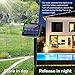 Solar String Lights, BESWILL Flexible&Cuttable 16.4 Feet LED Super Bright Solar Strip Lights with 2 Lighting Modes, Suitable for Indoor and Outdoor Lighting Decorations(Waterproof)