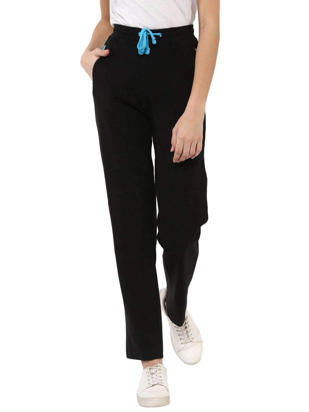 cayman black track pants