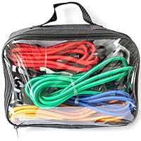 Bungee Cord Assortment - Premium 16 Piece Set with Plastic Coated Metal Hooks