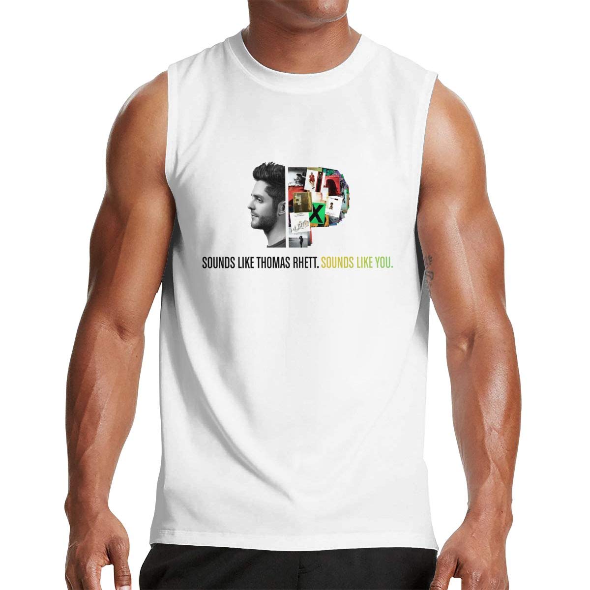 Thomas Rhett S Graphic Printed Classic Muscle Sleeveless Gym Workout T Shirt