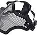 LAOSGE Airsoft Mask,Mesh Half Face Skull Set with Goggles(1 Pack BBS Included,80 PCS)