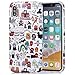Unique Designer Slim Fit Phone Case Cover for Apple iPhone X (2017)/ iPhone Xs (2018) - Harry Potter Doodle