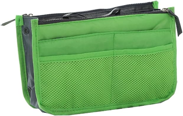 Amazon ケイ ララ バッグインバッグ インナーバッグ コスメポーチ 旅行 グリーン メッシュポケット ファスナーポケット Y1 ケイ ララ バッグインバッグ