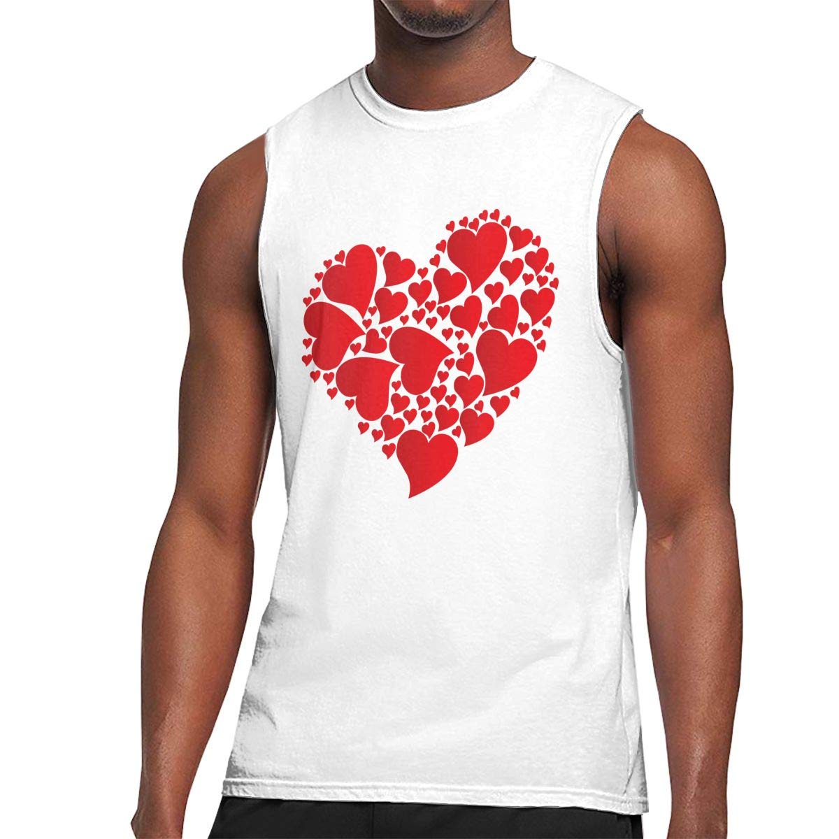 Muscle Softball Valentines Day Love Gym Training Tech Running Activewear T Shirt