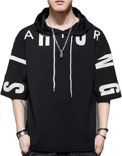 Amazon Sujesi メンズ Tシャツ 夏 スポーツ 大きいサイズ エイゴ印刷 インナー カジュアル ゆったり ファッション 代 30代 2色 Tシャツ カットソー 通販