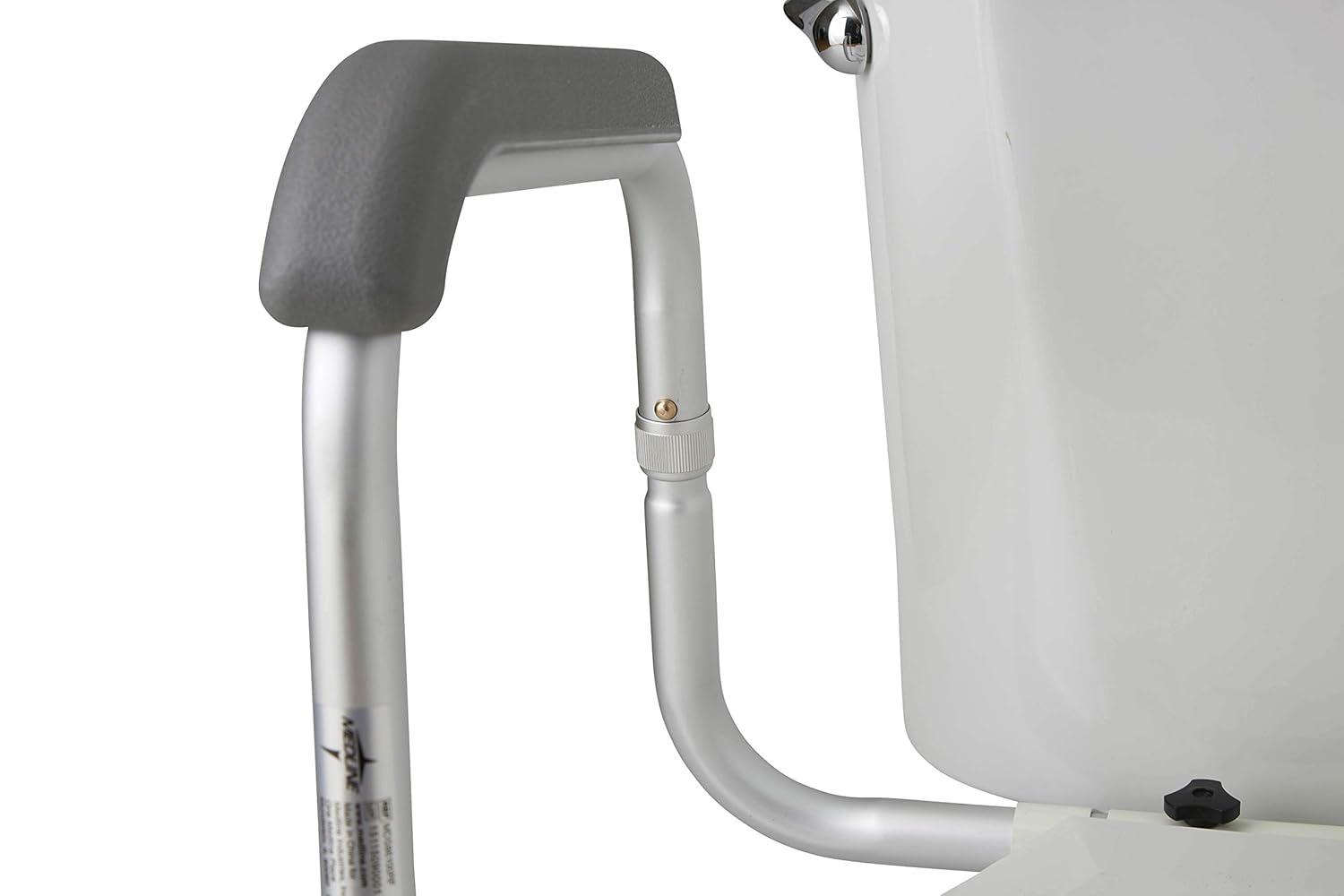 Medline Toilet Safety Rails, Safety Frame for Toilet with Easy