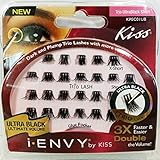 Kiss I Envy Trio Ultra Black Short 26 Trio Lashes (3 Pack)
