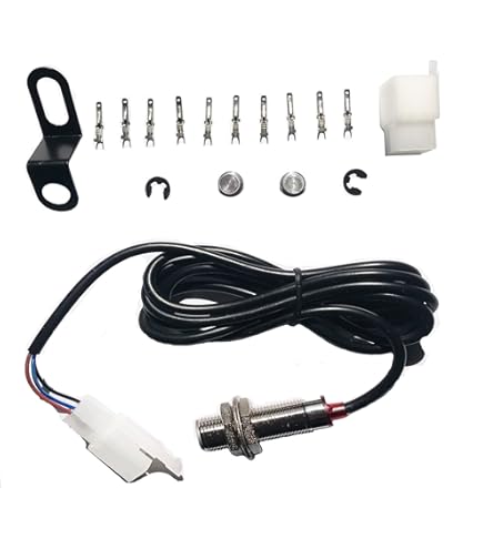 Motorcycle Tachimetro Digitale Contachilometri Sensore Un 3 Fili - Foto 10