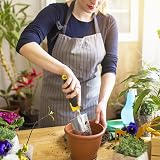 Showvigor Garden Trowel and Wide Shovel with Ergonomic Handle Yellow view 6