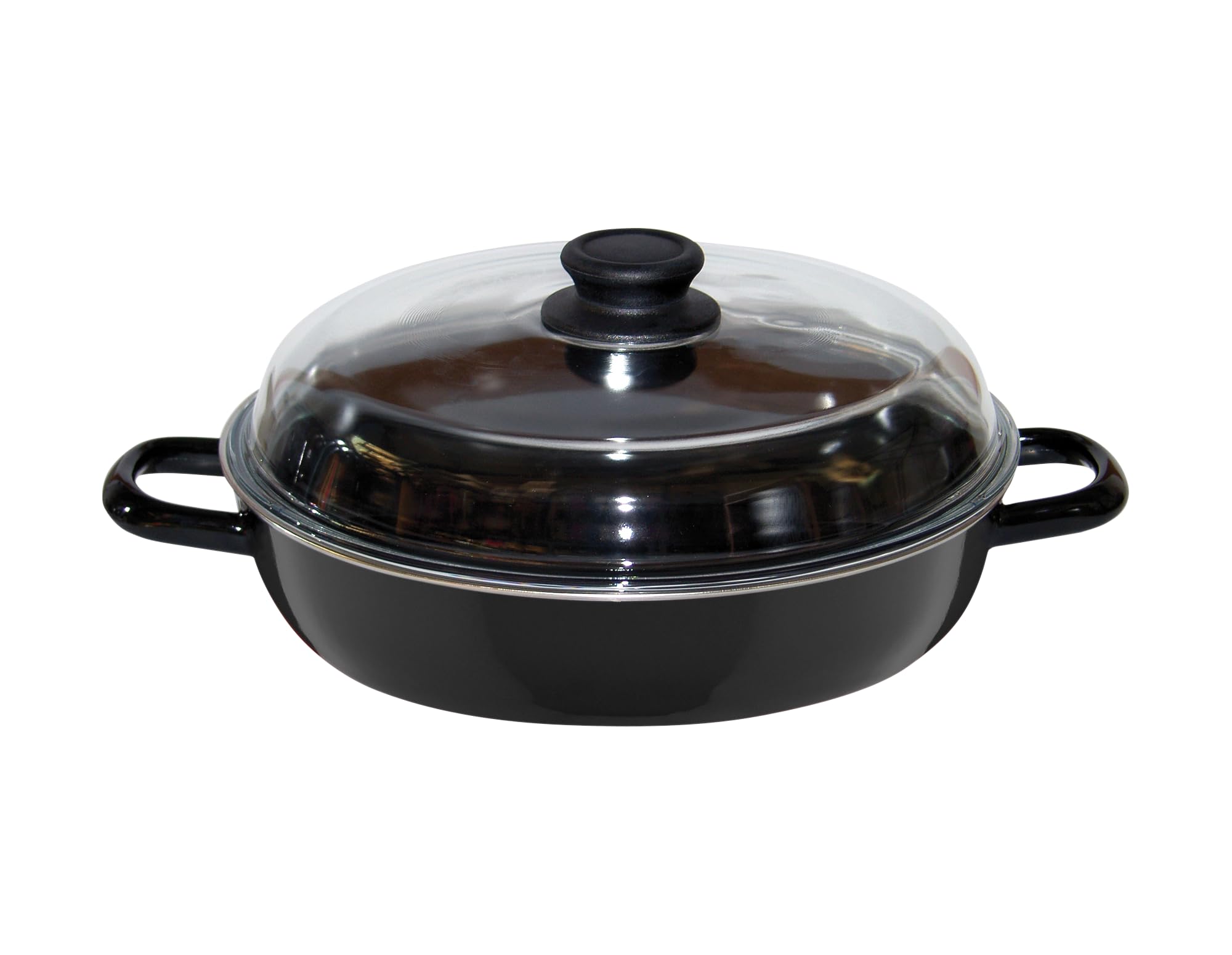 Riess Classic-Black Stew Pan 24 cm Black