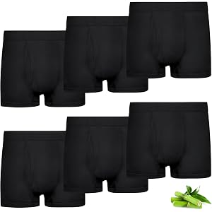 FALARY Boys Underwear Ultra Brethable Boxer Briefs 6-Pack Skin-friendly | Moisture-Wicking,Bamboo Viscose,Lightweight,Tag-Fre