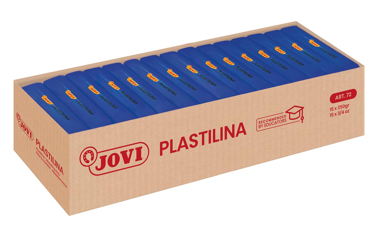 Jovi – Box of Clay, 15 Tablets 350 gr, Dark Blue (7213)