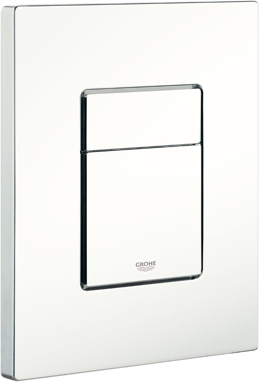 GROHE 38966SH0 Skate WC Flush Plate Alpine White Water Saving 5 Year Warranty