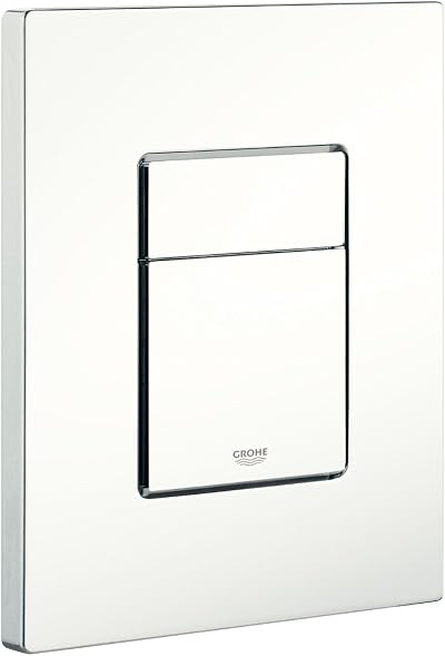 GROHE 38966SH0 Skate WC Flush Plate Alpine White Water Saving 5 Year Warranty