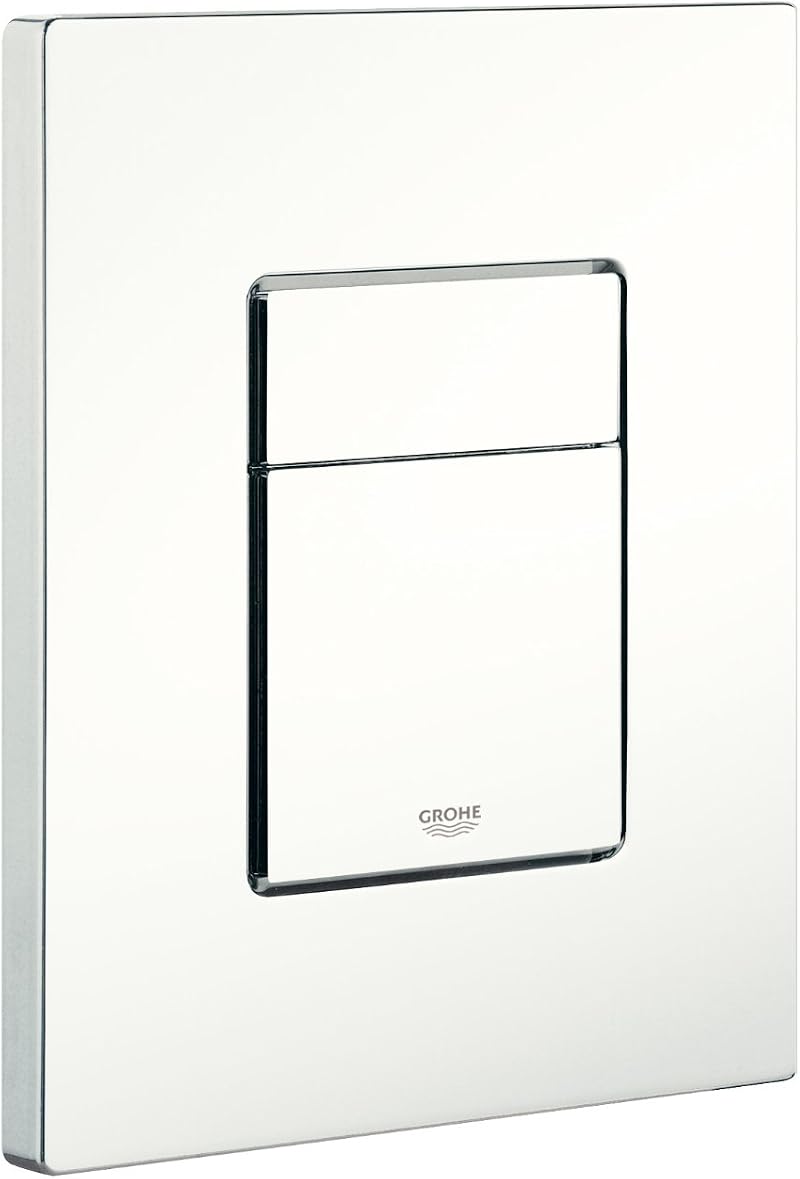GROHE 38966SH0 Skate WC Flush Plate Alpine White Water Saving 5 Year Warranty