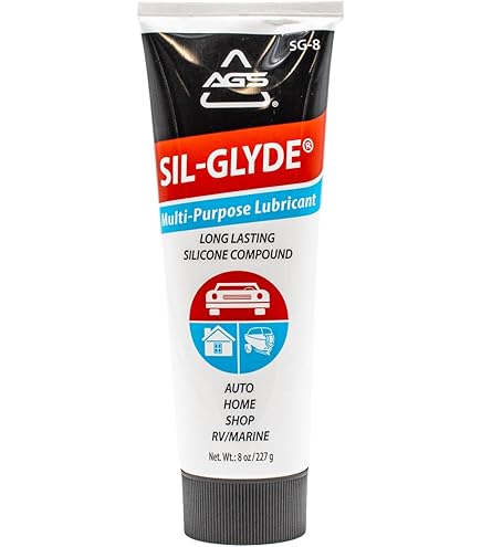 Amazon.com: AGS Automotive Solutions SIL-Glyde Brake Lubricant  8 oz Tube,  Heat Resistant, Rust & Corrosion Protection, Moisture-Proof Brake Grease :  Automotive