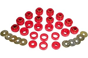 Prothane (1-105) 87-96 Jeep Wrangler Body Mount - Red