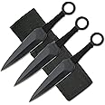 BladesUSA PERFECT POINT RC-086-3 THROWING KNIFE SET 6.5" OVERALL KNIFE, Black
