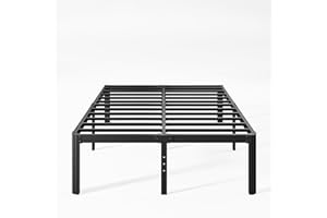 Nordicbed 16 Inch High Heavy Duty Full Size Bed Frame Metal, Platform Bed Frame Full Size No Box Spring Needed, Noise Free, Easy Assembly, Black