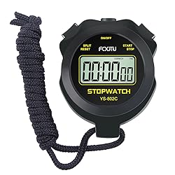 FCXJTU Simple Digital Sports Stopwatch Timer, No