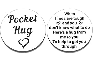 ACCOLIAMBER Stocking Stuffers for Teen Girls Boys Daughter Son Pocket Hug Token Get Well Soon Gifts for Men Women Long Distance Relationship Gifts Back to School Affirmation Gifts for Men Birthday Graduation Gift